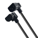Angle IEC 320 C13 To C14 AC Power Extension Cord Female To Male For PDU UPS