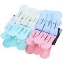 12 Pcs Plastic Clothing Pegs Clips Clothes Pins K9R7