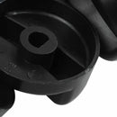 5 PCS Kitchen Black Plastic Gas Stove Cooker Control Knobs I6C2