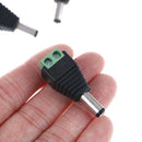 Female Male DC Power Plug Adapter for 5050 3528 5060 Single Color LED Strip!j