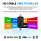 2018 Version TV Antenna, Indoor Digital HDTV Antenna Amplified 80 Mile Rang Q3G1