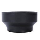 Collapsible 3-Stage 67mm Screw In Rubber Lens Hood for DSLR Camera I6S1