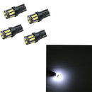 4X T10 7020SMD 10 LED W5W Wedge Tail Side Car Lights Turn Parker Bulbs 12V A6L6
