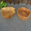 Household Fruit Bowl Wooden Candy Dish Fruit Plate Wood Carving Root Fruit