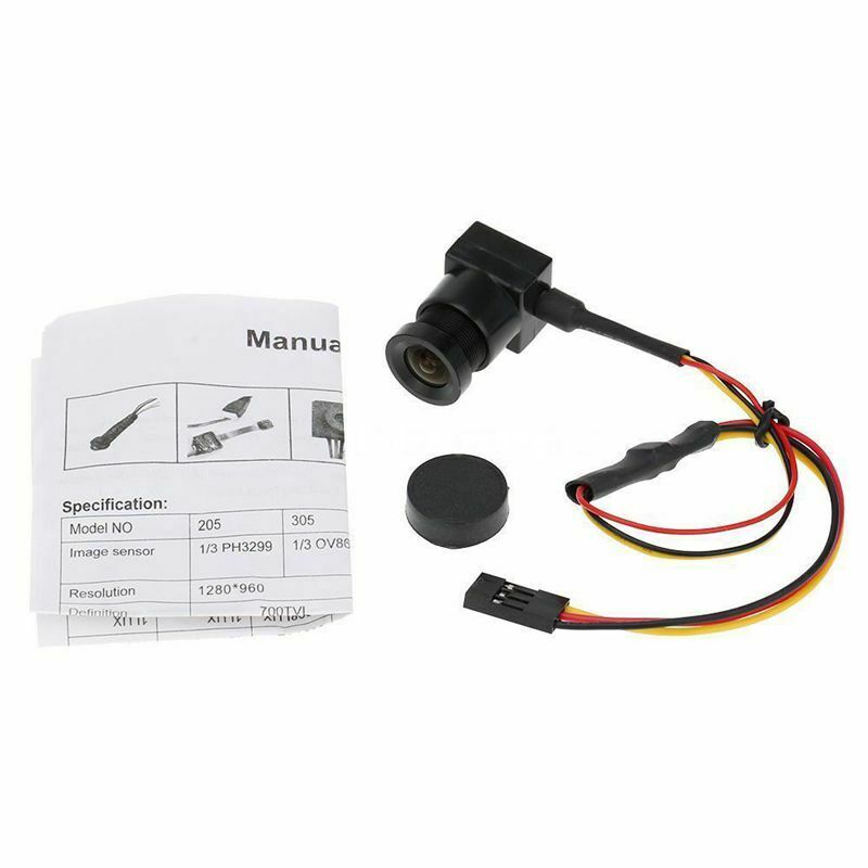 Super Mini Wide Angle 700TVL 3.6mm NTSC Format Camera for RC QAV250 FPV V1O T7L4