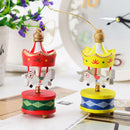 Carousel Horse Ornaments Mini Beautiful Wooden Xmas Children Gift Toys  Gift Hn