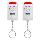 Wireless PIR Motion Sensor Alarm With 2 Remote Controllers For Home Caravan Z8E7