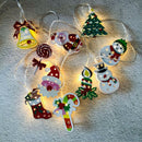 Christmas Decoration Snowman LED Garland String Lights Christmas Tree Hanging