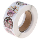 500PCs Stickers Paper Thank You Seal labels 1 inch Handmade Stationery SticSEAU