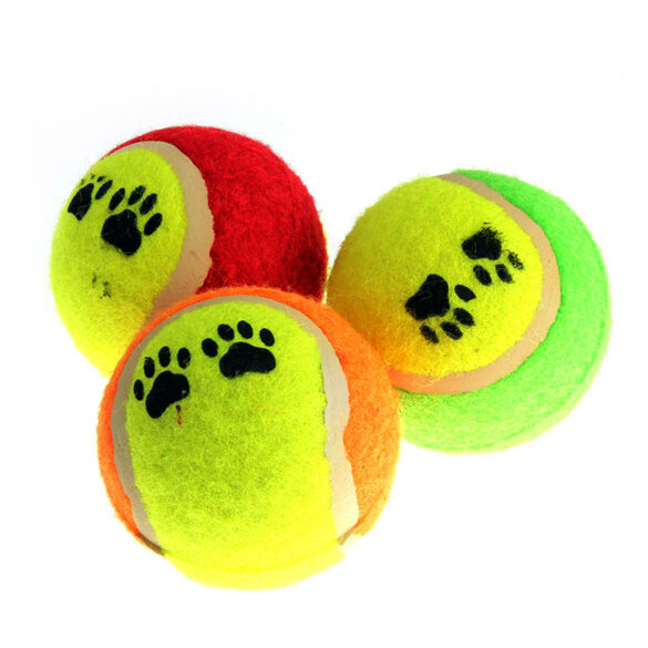 6.5cm Pet Toys Cat Tennis Ball Dog Training Thrower Puppy Chew Fetch Throw Toys