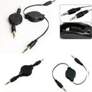 3.5mm Male to M AUX AUXILIARY Retractable Stereo Audio Data Mp3 Car Cable ANUK