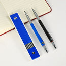 Set 2mm Lead Holder Automatic Mechanical Drafting Draughting Pencil + 12Pc Leads