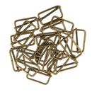 40pcs Metal Adjustable Buckles Square Bag Strap Connectors Bag Accessories