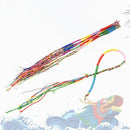 5X(9 colorful thread friendship bracelets woven Hippie U2G5)