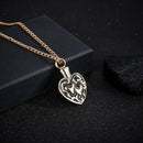 Stainless Steel Heart Urn Pendant Cremation Ashes Memory Neckl Gw