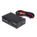1Pack Desktop 5.25" Optical Drive Media Dashboard Front Panel USB 3.0 HUB