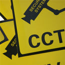 3pcs/set CCTV Security System Camera Sign Waterproof Warning Stickers ES