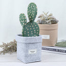 Durable Nordic Storage Folding Flower Pot Felt Desktop Storage Fleshy Flower  Hn