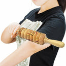 Wooden Exercise Roller Sport Injury Gym Body Leg Trigger Point Muscle Rolle