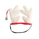 Christmas Pet Dog Headwear Reindeer Deer Antlers Headband With a Bell 11cm