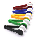 24Pcs Microfiber Spectacles Eyeglasses Cleaner Cleaning Brush Wiper Orange