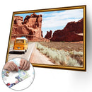 75 X 50cm 1000 Pieces Paper Jigsaw Puzzles Kit Travel Road Assembling Craft