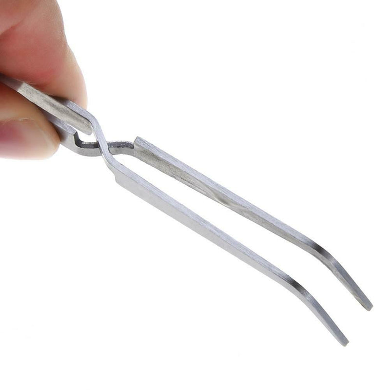 1pc Stainless Steel Nail Art Shaping Tweezer Clip for UV Gel Manicure Tool