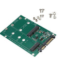 2 in 1 Mini PCI-E 2 Lane M.2 And mSATA SSD To SATA III 7+15 Pin Adapter  X6E9