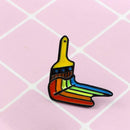 Palette Pigment Painting Brooch Art Student Backpack Jewelry Gift (Style 3)
