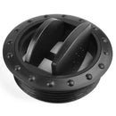 60mm Car RV ATV A/C Vent Air Outlet Rotating Interior Round Ceiling (Black)