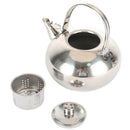 Stainless Steel Tea Pot Coffee Lightweight Removable Infuser Kettle 1.5L
