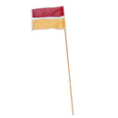 Safety Bike Cycling Traffic Warning Flag 14.2'' x 14.2'' Orange Red