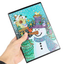 DIY Christmas Snowman Special Shaped Diamond Painting 60 Page A5 Diary Book