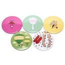 random color lady makeup mirror cartoon portable compact pocket mini cute smalJR