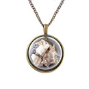 Ocean Beach Glass Conch Necklace For Women Gift Starfish Shells Pendant Jewelry