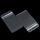 10Pcs Vertical Transparent Vinyl Plastic Clear ID Card Badge Holder  Z