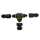 IP68 Waterproof Electrical Cable Wire 3 Pin Connector Outdoor Plug Socket BBE