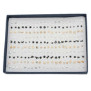 100Pairs Multiple Stud Earrings Set Wholesale Lovely Cute Earrings Bulk Fashion