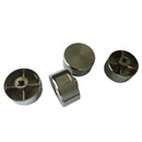 5Pcs Rotary Switch Gas Stove Parts Gas Stove Knob Zinc Alloy Round Knob Wit