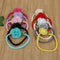 10pcs Elastic Baby Girls Flower Headband with Chiffon Leaves Hair Accessory #gib