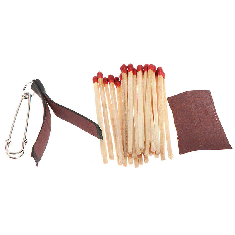 Multi Lit Match Fire Magic Tricks Three Clip Match Pull Burning Stage MagicJ Kw