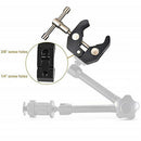 11" Inch Friction Articulating Magic Arm + Super Clamp for DSLR Brand New