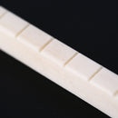 White Guitar Parts 6 String Classical Guitar Bone Bridge Saddle And Nut Set FU