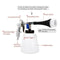 Car High Pressure Cleaning Tool Car Interior Care Tool Washing-Gun Air Puls H4V4