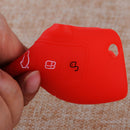 Red Silicone 3 Button Remote Key Fob Case Cover fit for Ford MK2 Mondeo Kuga Hf