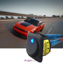 3 Pin 12V Car Round Rocker Dot Switch LED Light Toggle ON/OFF Switche Waterproof