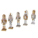 10x 12cm Wooden Nutcracker Handcraft Christmas House Office Home Decoration