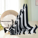 5pcs Plastic Display Stand Display Easels Plate Display Photo Holder Rack