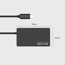 USB Type-C to USB 3.0 Hub with 4 USB-A Ports Adapter for New Macbook PC Laptop