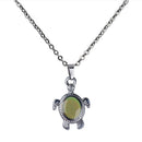 Temperature Colors Change Pendant Mood Necklace Finger Ring - Emotion Turtle